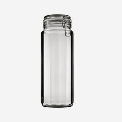 Csatos üveg,2250 ml,áttetszo, 12szögletü