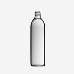 Limette üveg 500ml, fehér,szájkiképzés MCA28