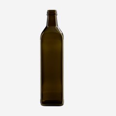 Marasca üveg, 750 ml,antikzöld, szájforma:PP 31,5