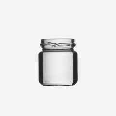 Konzerves üveg,53ml,átlátszó,szájforma:TO43