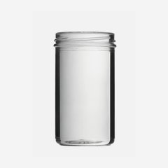 Tároló üveg,277 ml,átlátszó,szájforma:TO66