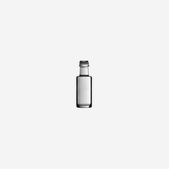 Dorica üveg, 20ml,áttetszö, szájméret: PP18