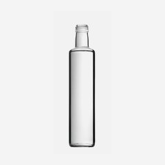 Dorica üveg, 500 ml, fehér, szájforma:PP 31,5