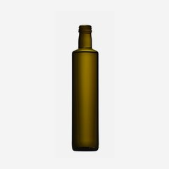 Dorica üveg, 500 ml, antikzöld, szájforma: PP 31,5