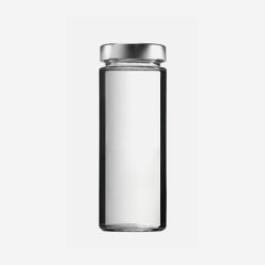 FACTUM üveg,380 ml,átlátszó,szájforma:TO58DE