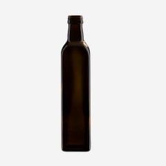 Marasca üveg, 500 ml,antikzöld, szájforma:PP 31,5