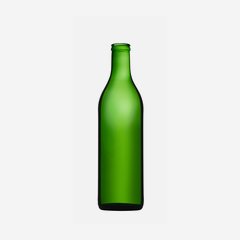 Olajos üveg,500 ml,zöld,szájforma:Rical kupak
