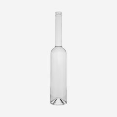 Platin üveg,500 ml, színtelen, szájkiképzés: GPI28