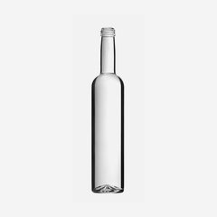 Premium üveg,500ml,fehér,szájforma:MCA 28