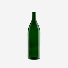 Olajos üveg,1000 ml,zöld,szájforma:rical csavarzár