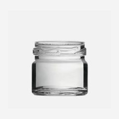 Konzerves üveg,30 ml,átlátszó,szájforma:TO43