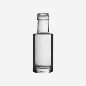 Dorica üveg, 50 ml,áttetszo, szájméret: PP 24