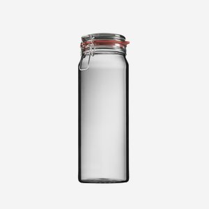 Csatos üveg, 2160 ml,átlátszó