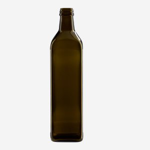 Marasca üveg, 750 ml,antikzöld, szájforma:PP 31,5