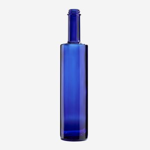 Bega üveg,350 ml,kék,szájkiképzés GPI 28