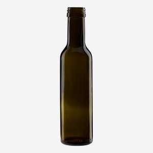 Cesena üveg,250 ml, antikzöld, szájforma: PP31,5