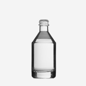 DESTILLATA üveg,100 ml,fehér, szájkiképzés GPI 22