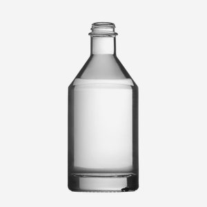DESTILLATA üveg,350 ml,fehér, szájkiképzés GPI 28
