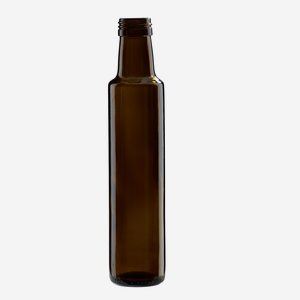 Dorica üveg, 250 ml, antikzöld, szájméret: PP 31,5