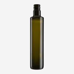 Dorica üveg,500 ml,antikzöld,szájforma:DOP/Guala
