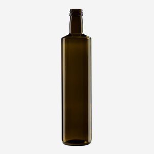 Dorica üveg, 750 ml, antikzöld, szájforma: PP 31,5