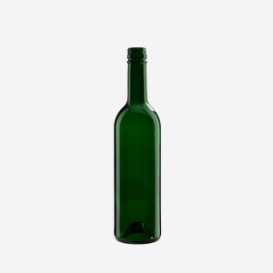 Olajos üveg,500 ml,zöld,szájforma:MCA 28