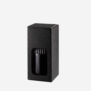 Díszdoboz Triest 500ml palackhoz fekete,ablakos