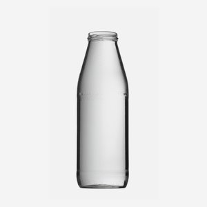 Juice üveg,1000ml,fehér,szájforma:TO53