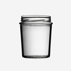 KLARA üveg, 402ml, színtelen,záróelem:TO-82DE