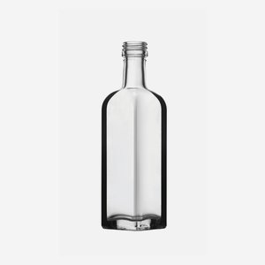 Marasca üveg, 60 ml, fehér, szájforma: PP 18