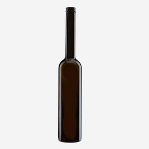 Platin üveg,500 ml,antikzöld, szájkiképzés: GPI28