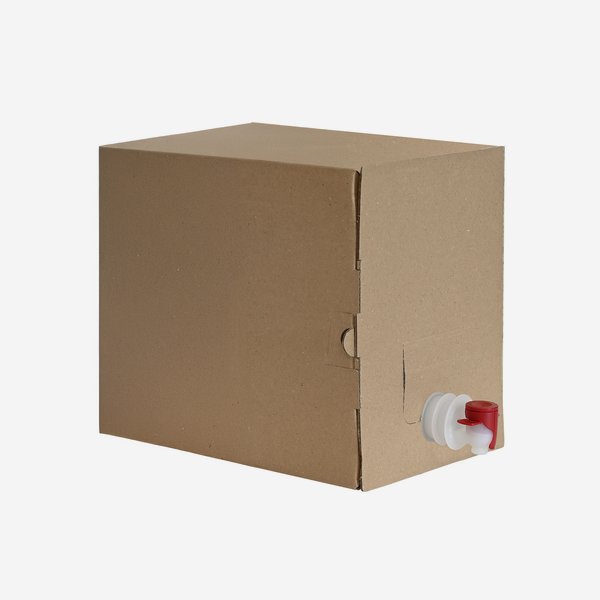 Bag in Box doboz 5 liter, barna