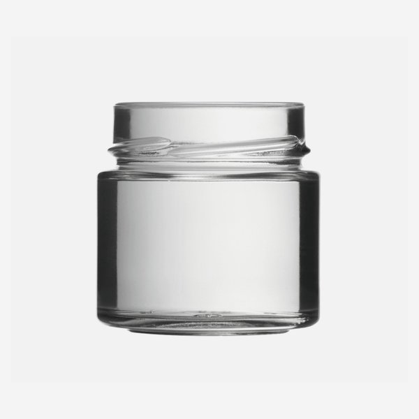 FACTUM üveg,125 ml,átlátszó,szájforma:TO58DE