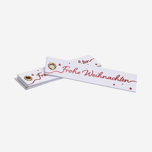 Ajándék cédula karácsonyra "Frohe Weihnachten"