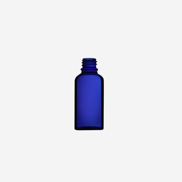 Cseppentos tégely,kek,30 ml,szájforma GL-18