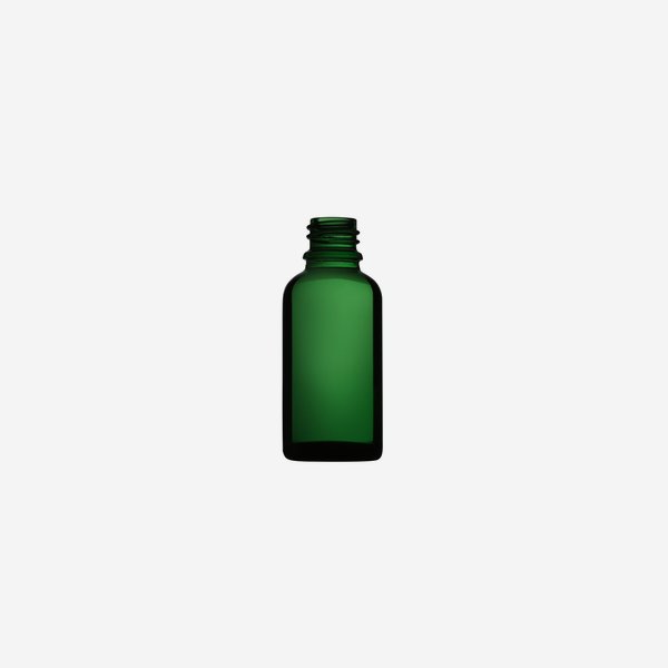 Cseppentos tégely,zöld,30 ml,szájforma GL-18
