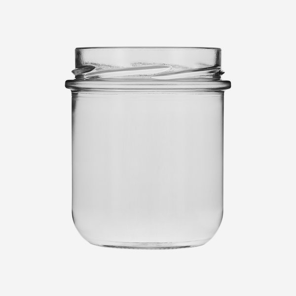 VITA üveg,410 ml,átlátszó,szájforma: TO82DE