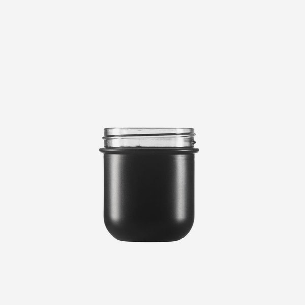 VITA üveg,220 ml,fekete,szájforma: Twister 70