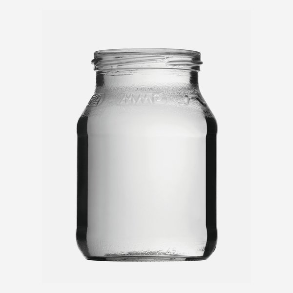 Joghurtos üveg,500 ml,átlátszó,szájforma:TO70
