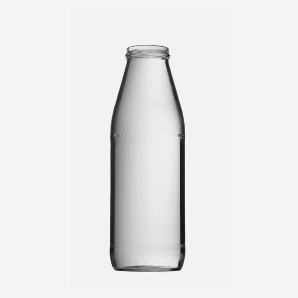 Juice üveg,1000ml,fehér,szájforma:TO53