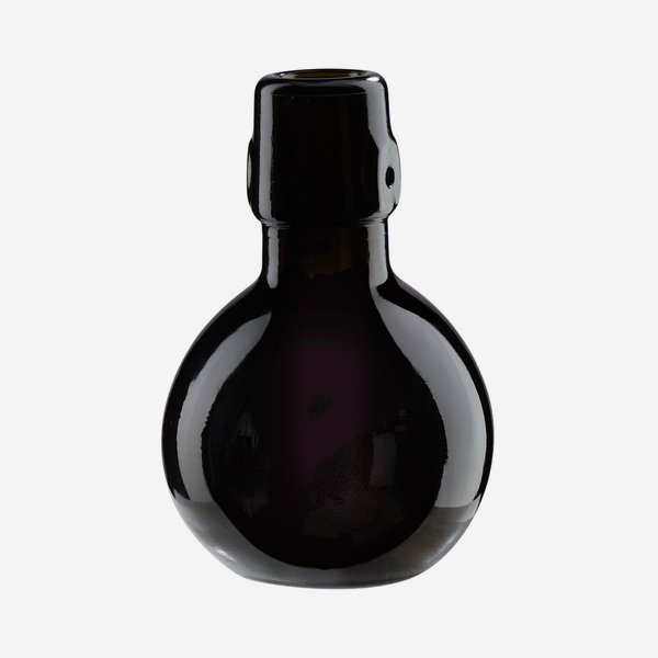 Palla üveg,100 ml, antikzöld, szájforma: csatos