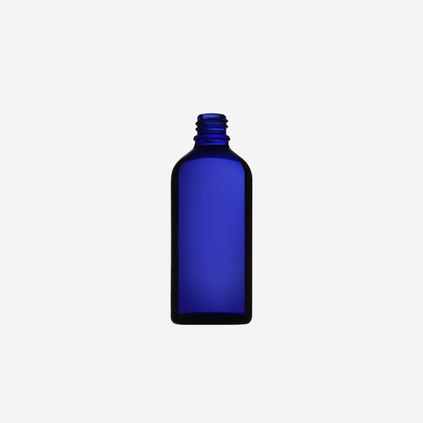 Cseppentos tégely,kek,100 ml,szájforma GL-18