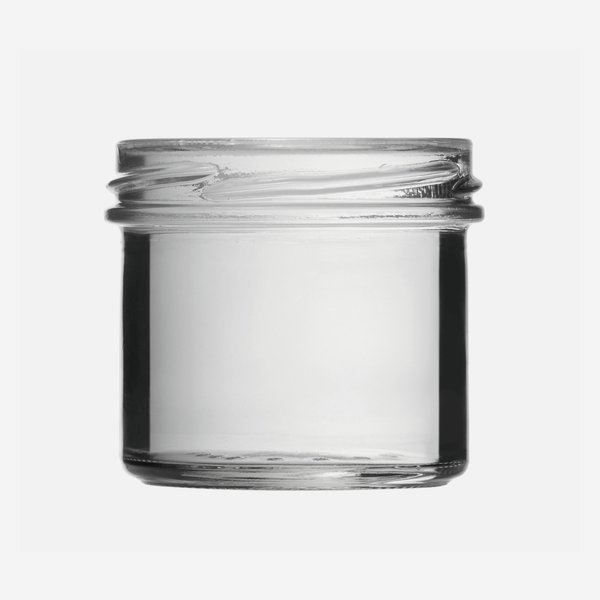 Konzerves üveg,125 ml,átlátszó,szájforma:TO66